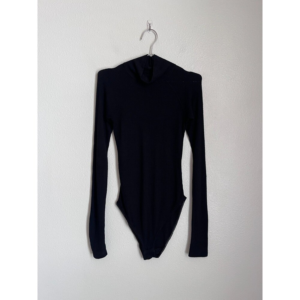 Free People All You Want Bodysuit in Black Size SMALL